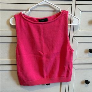 Women's Pink Sleeveless Top